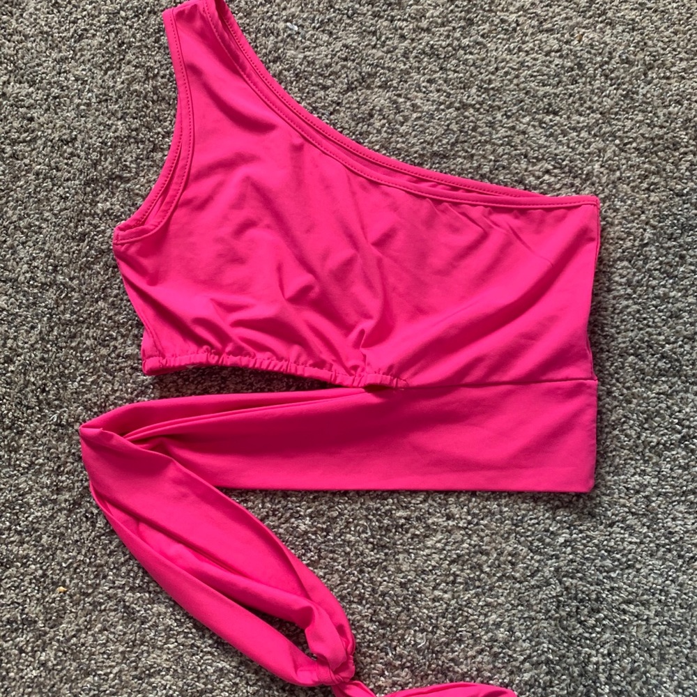 One shoulder tank top